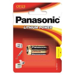 Panasonic Jednorazowa litowa baterie CR123A, 1-pack