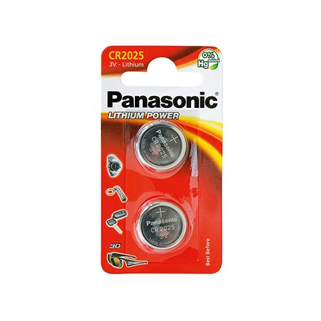 Panasonic Jednorazowa litowa baterie CR2025, 2-pack