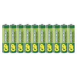 GP Jednorazowa cynkowo-węglowa baterie AAA, 10-pack