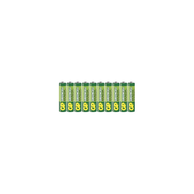 GP Jednorazowa cynkowo-węglowa baterie AAA, 10-pack