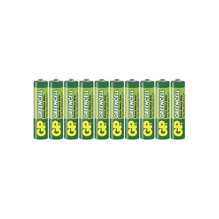 GP Jednorazowa cynkowo-węglowa baterie AAA, 10-pack