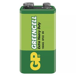GP Jednorazowa cynkowo-węglowa baterie 9V, 1-pack