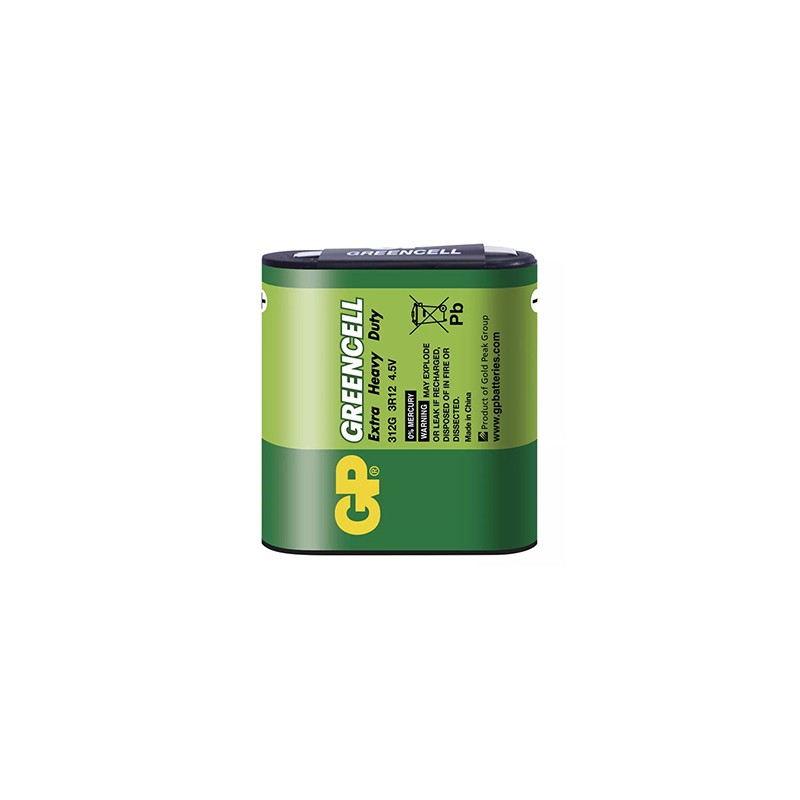 GP Jednorazowa cynkowo-węglowa baterie 3R12, 1-pack
