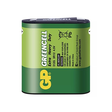 GP Jednorazowa cynkowo-węglowa baterie 3R12, 1-pack