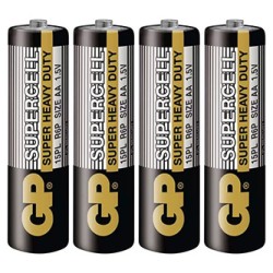 GP Jednorazowa cynkowo-węglowa baterie AA, 4-pack
