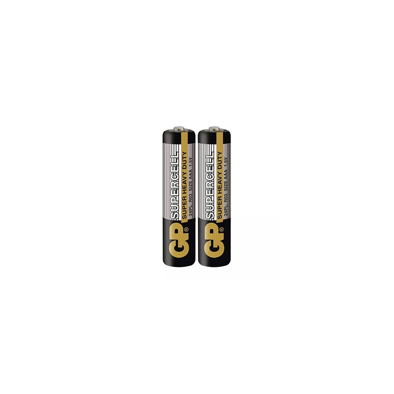 GP Jednorazowa cynkowo-węglowa baterie AAA, 2-pack