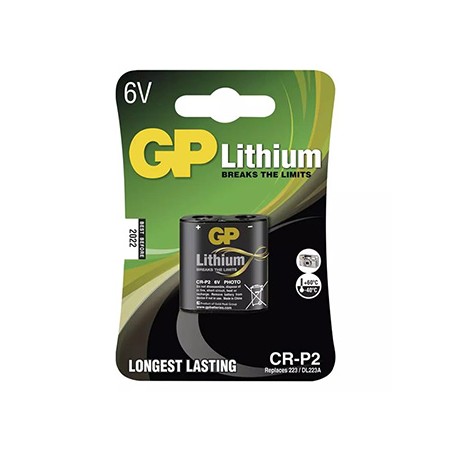 GP Jednorazowa litowa baterie CR-P2, 1-pack