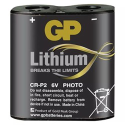 GP Jednorazowa litowa baterie CR-P2, 1-pack