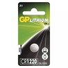 GP Jednorazowa litowa baterie CR1220, 1-pack