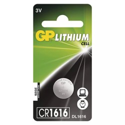 GP Jednorazowa litowa baterie CR1616, 1-pack