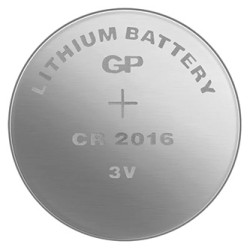 GP Jednorazowa litowa baterie CR2016, 2-pack