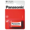 Panasonic cynkowo-węglowa baterie 6F22, 1-pack, EOL