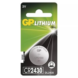 GP Jednorazowa litowa baterie CR2430, 1-pack