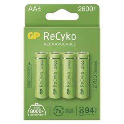 GP Akumulatorki Ni-MH baterie AA, 4-pack