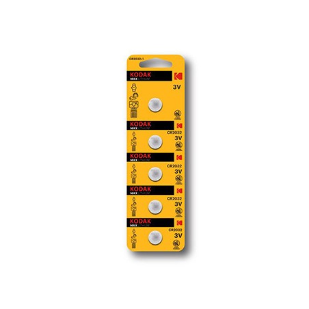 Kodak MAX Jednorazowa litowa baterie CR2032, 5-pack