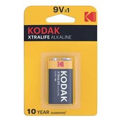 Kodak XTRALIFE Jednorazowa alkaliczna baterie 9VA, 1-pack
