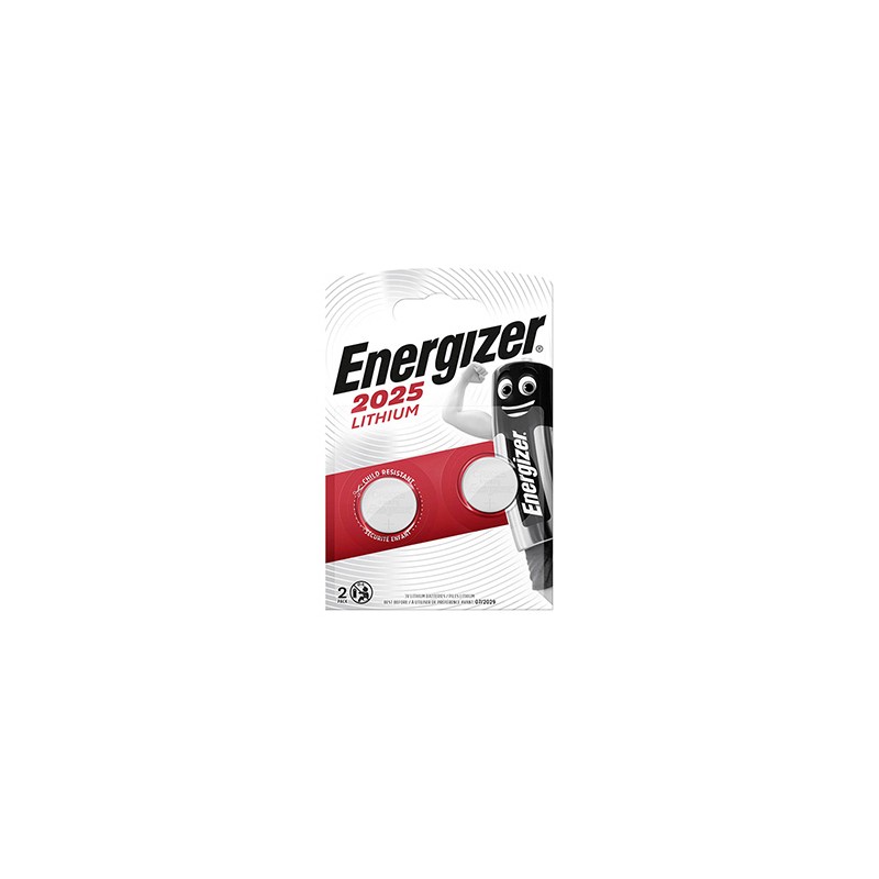 ENERGIZER Jednorazowa litowa baterie CR2025, 2-pack