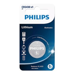PHILIPS Jednorazowa litowa baterie CR2430, 1-pack