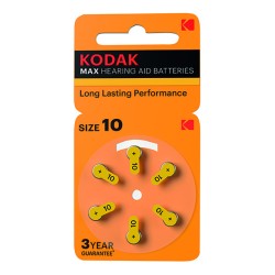 Kodak Jednorazowa cynkowo-powietrzna. baterie P10, 6-pack