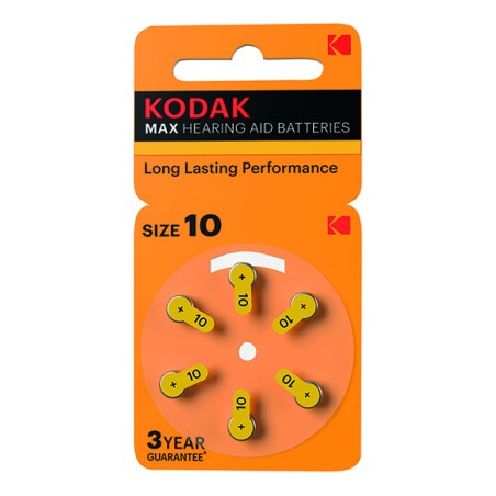 Kodak Jednorazowa cynkowo-powietrzna. baterie P10, 6-pack