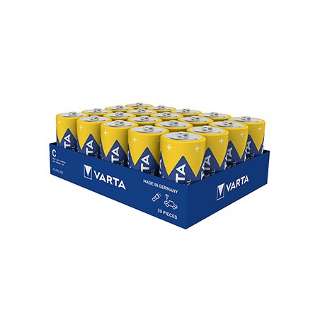 Varta Jednorazowa alkaliczna baterie C, 20-pack