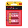Kodak SUPER HEAVY DUTY Jednorazowa cynkowo-węglowa baterie LR14, 2-pack