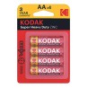 Kodak SUPER HEAVY DUTY Jednorazowa cynkowo-węglowa baterie AA, 4-pack