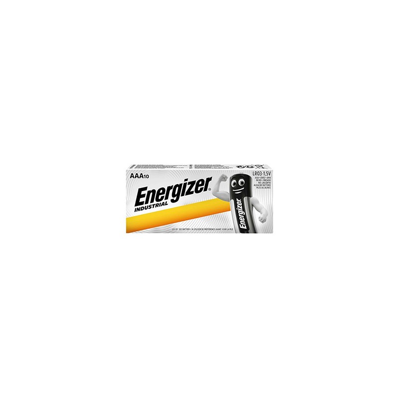 ENERGIZER Industrial Jednorazowa alkaliczna baterie AAA, 10-pack