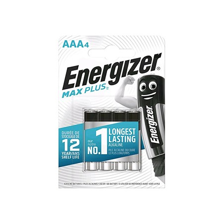 ENERGIZER MAX Plus Jednorazowa alkaliczna baterie AAA, 4-pack