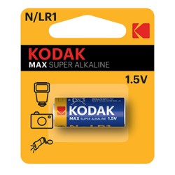 Kodak MAX SUPER Jednorazowa alkaliczna baterie LR1, 1-pack