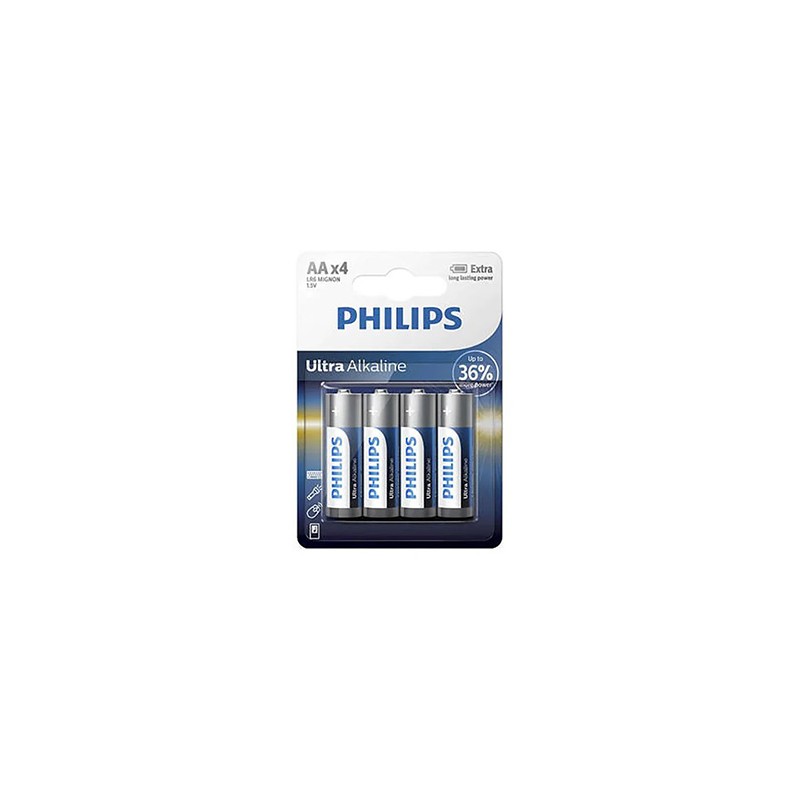 PHILIPS ULTRA Jednorazowa alkaliczna baterie AA, 4-pack