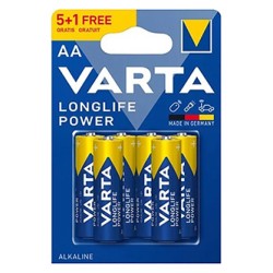 Varta Jednorazowa alkaliczna baterie AA, 6-pack