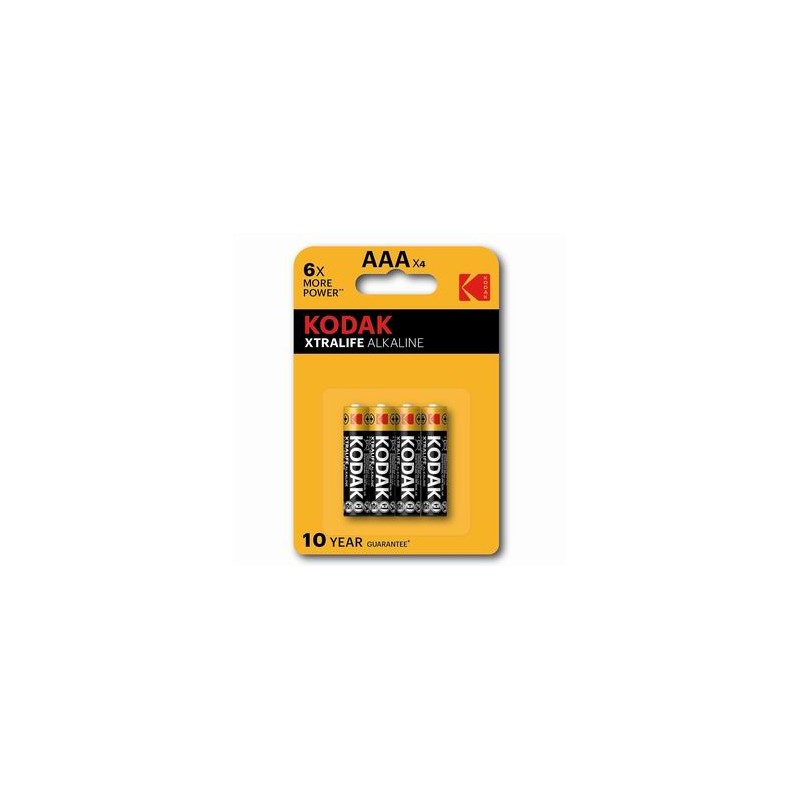 Kodak XTRALIFE Jednorazowa alkaliczna baterie AAA, 4-pack