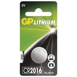 GP Jednorazowa litowa baterie CR2016, 1-pack