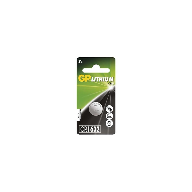 GP Jednorazowa litowa baterie CR1632, 1-pack