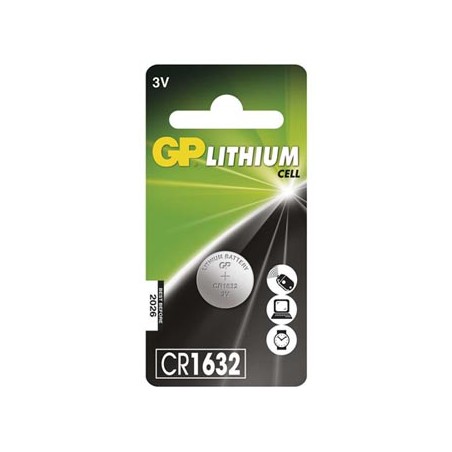 GP Jednorazowa litowa baterie CR1632, 1-pack