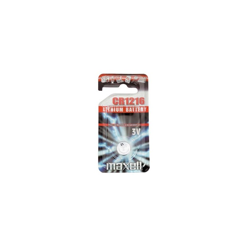 Maxell Jednorazowa litowa baterie CR1216, 1-pack