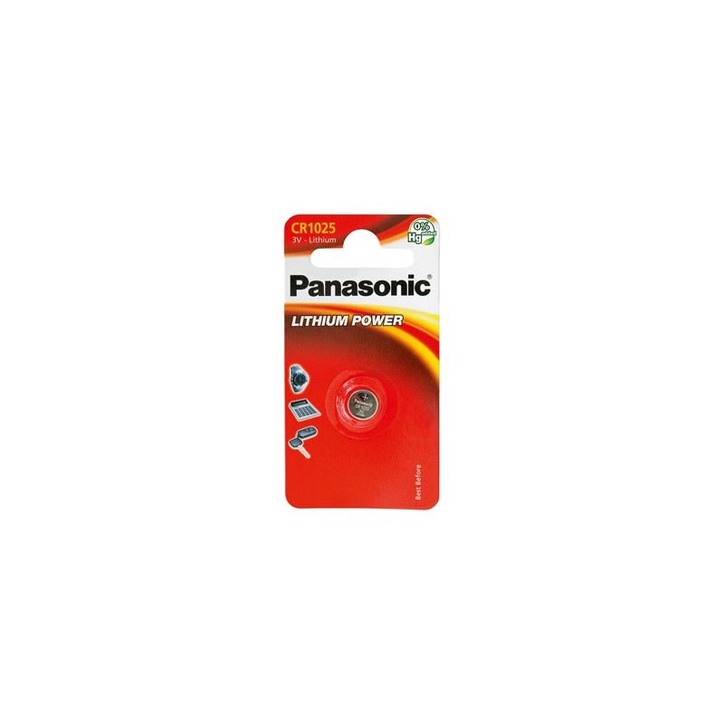 Panasonic Jednorazowa litowa baterie CR1025, 1-pack