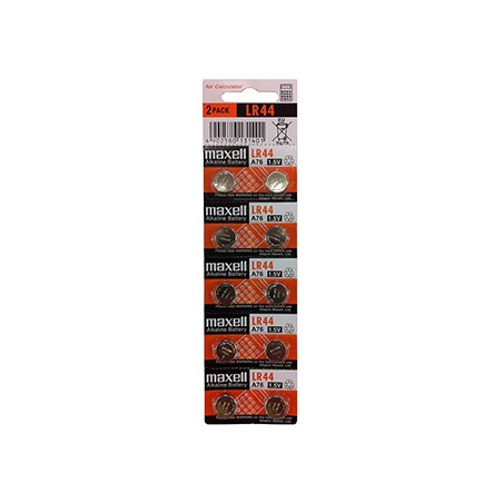 Maxell Jednorazowa alkaliczna baterie LR44, 10-pack