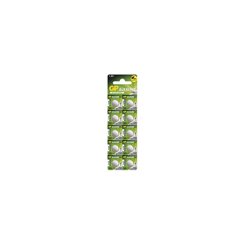 GP Jednorazowa alkaliczna baterie LR1130, 10-pack