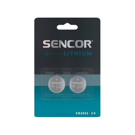 Sencor Jednorazowa litowa baterie CR2032, 2-pack