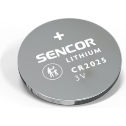 Sencor Jednorazowa litowa baterie CR2025, 2-pack