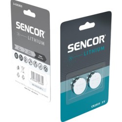 Sencor Jednorazowa litowa baterie CR2025, 2-pack