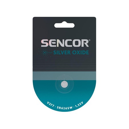 Sencor Jednorazowa srebrowa baterie SR626SW, 1-pack