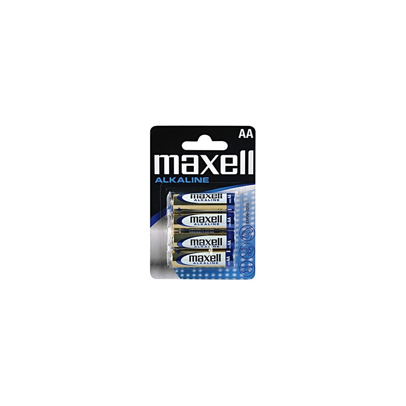 Maxell Jednorazowa alkaliczna baterie AA, 4-pack