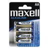 Maxell Jednorazowa alkaliczna baterie AA, 4-pack
