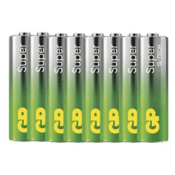 GP Jednorazowa alkaliczna baterie AA, 8-pack