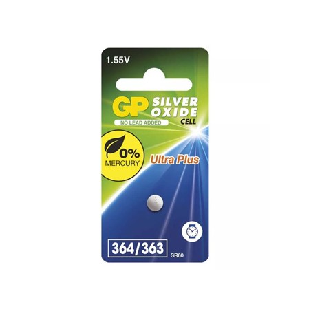 GP Jednorazowa srebrowa baterie SR621SW, 1-pack