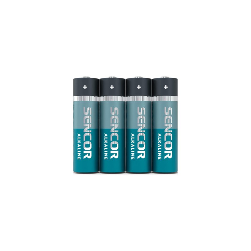 Sencor Jednorazowa alkaliczna baterie AA, 4-pack