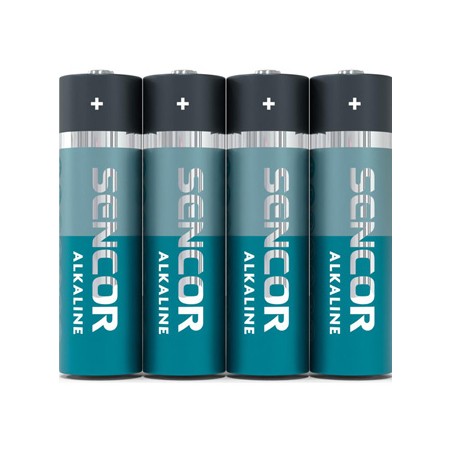 Sencor Jednorazowa alkaliczna baterie AA, 4-pack
